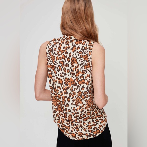 Aritzia Babaton | Akira Sleeveless Blouse | Cairo Gold/Gold | M - Picture 5 of 13